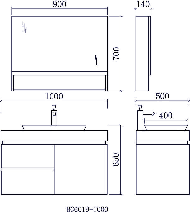 Комплект мебели BC-6019-1000